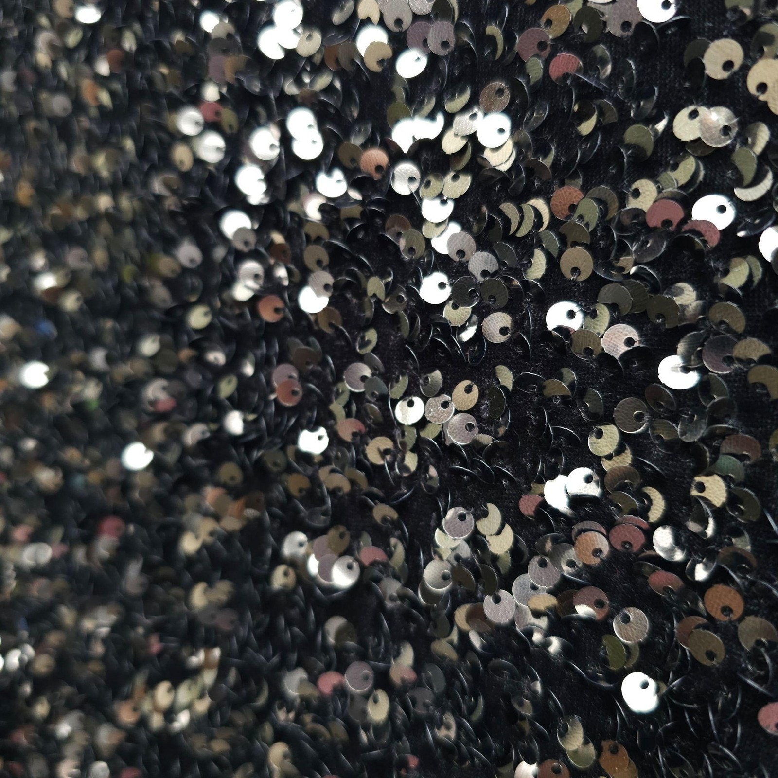 Hobbs London Dress Size 2 Black Sawyer Pencil Sequin Party Cocktail Occasion Lbd — image 6 of 8